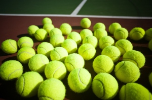 used-tennis-balls
